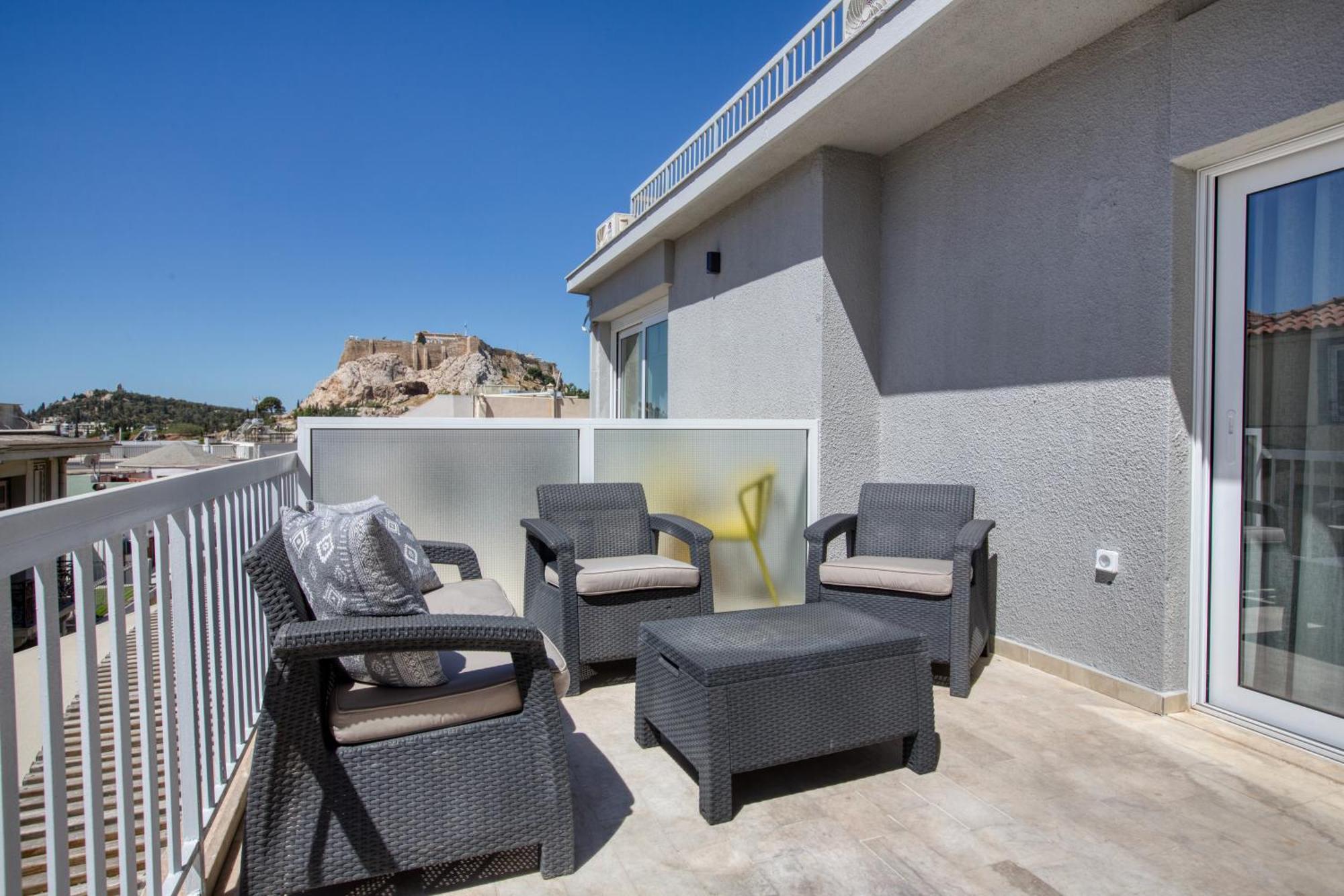Apartment Selini- Grande Acropolis View - 4season Balcony Athens